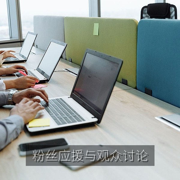 粉丝应援与观众讨论热点话题的现场氛围