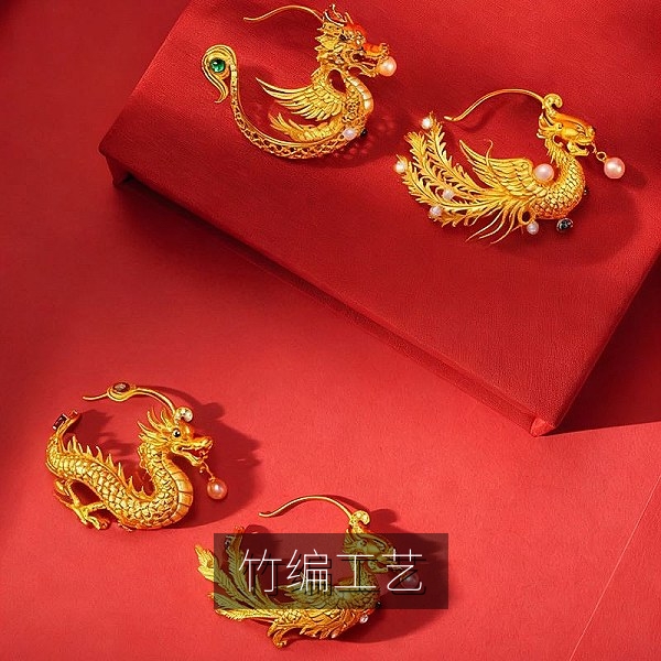 非遗竹编手工艺品：竹编收纳篮与茶席垫
