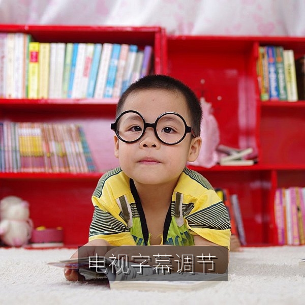 智能电视上调节国产电影中文字幕样式的界面