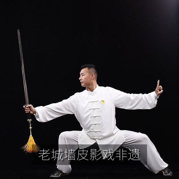 老城墙下皮影戏非遗人文纪录片画面