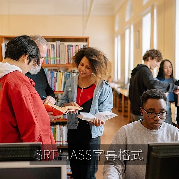 SRT 与 ASS 字幕文件格式示意图，字幕格式选择指南