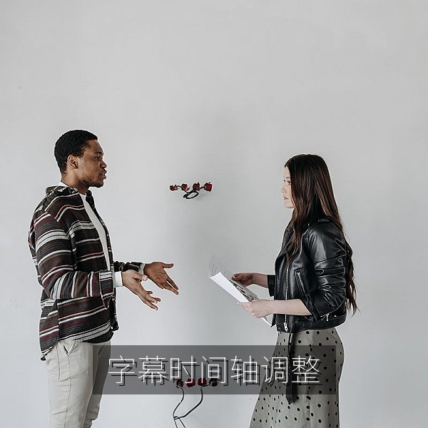 字幕时间轴不同步调整方法示意图，中文字幕延迟与提前处理