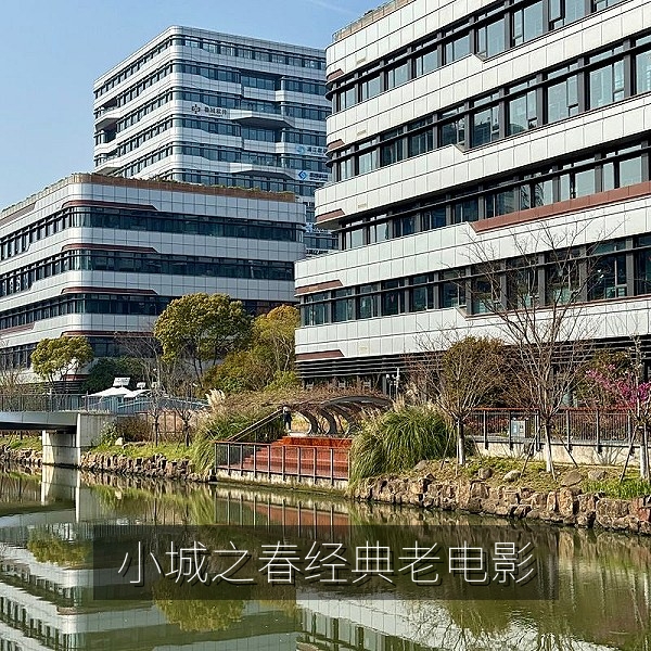 经典老电影《小城之春》剧照风格插图，江南废墟小城与静默人物