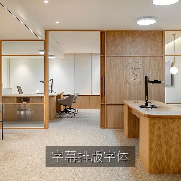 中文字幕字体字号与排版规范对比图